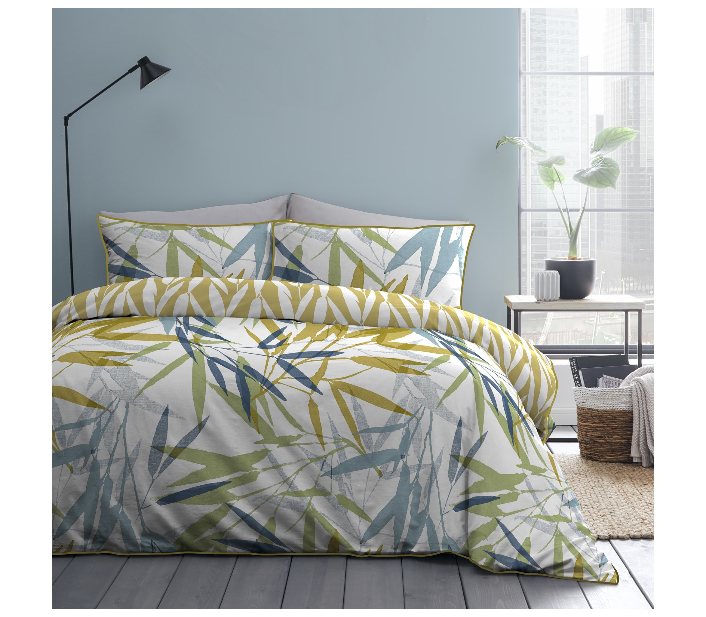 Appletree Style Kata Ochre / Grey Bedding J Rosenthal & Son