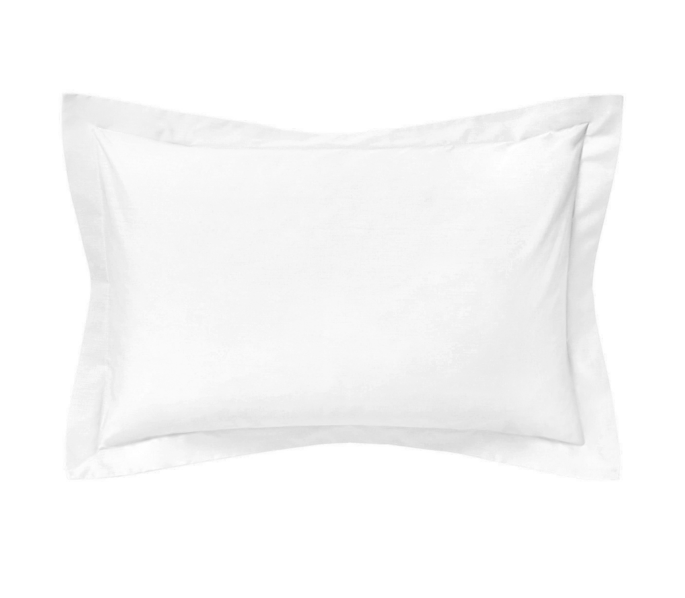 Serene Plain Dye White Oxford Pillowcase (Single Pack) J