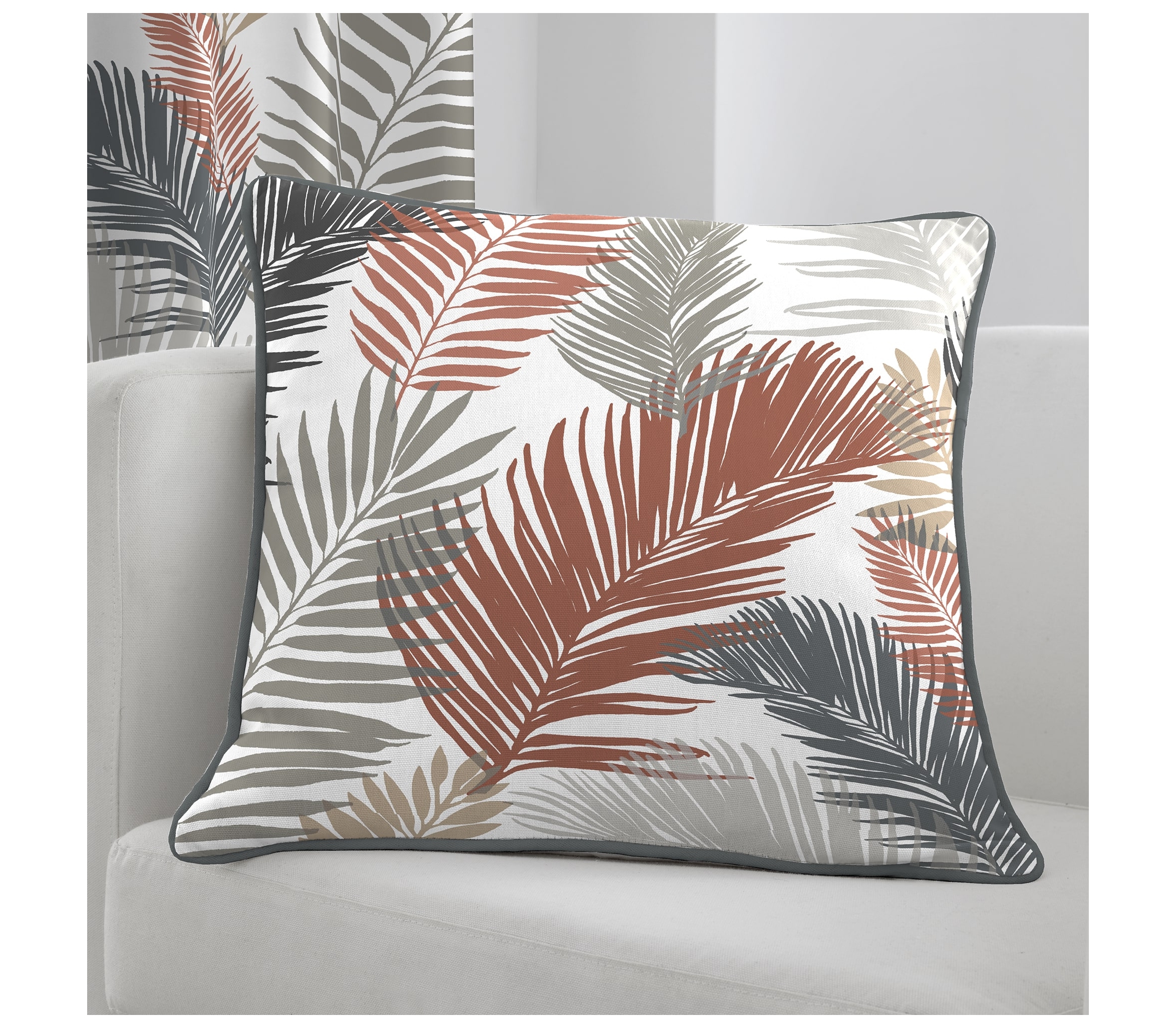 Grey outlet copper cushion