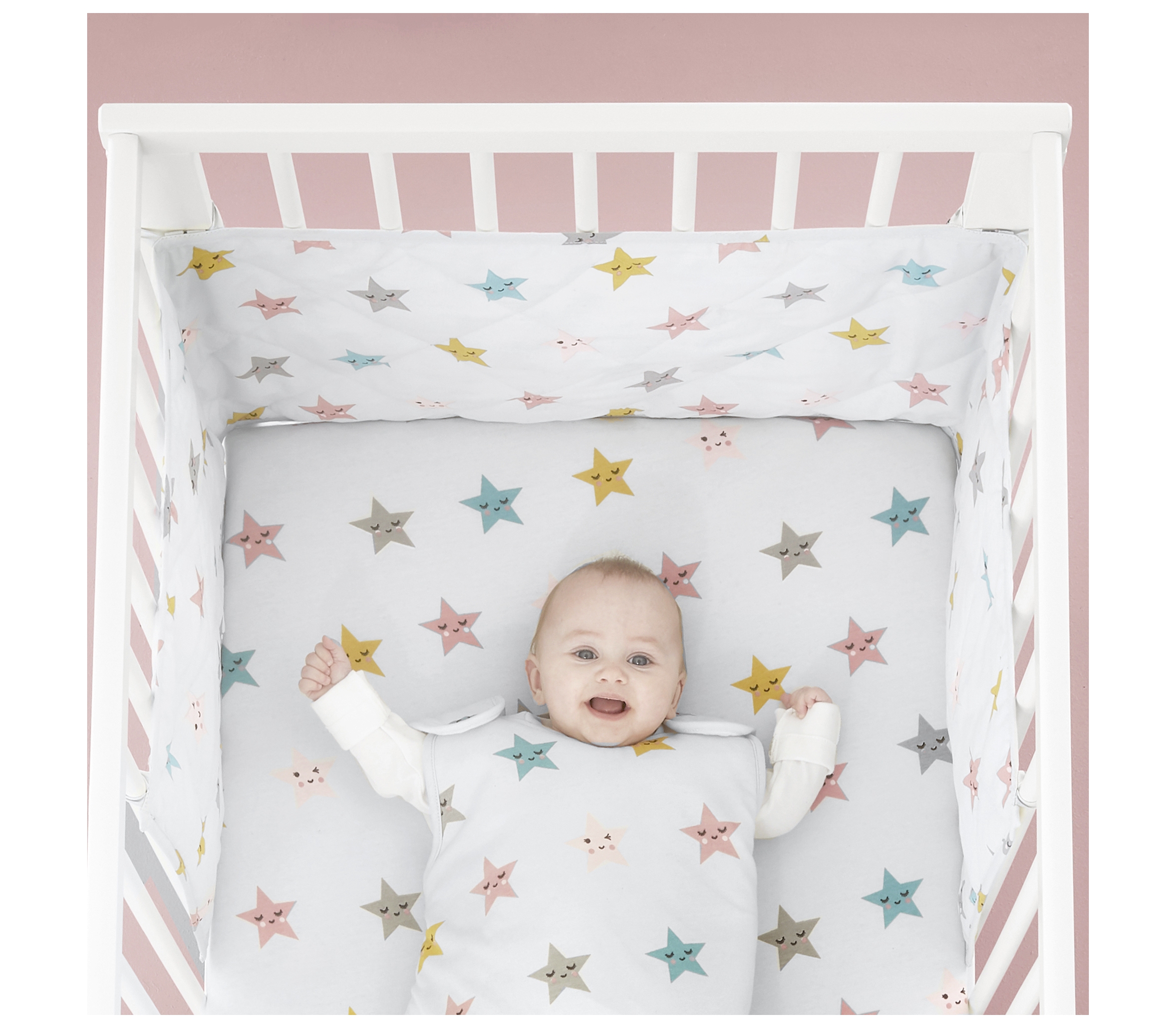 Cosatto Happy Stars Cot Bumper J Rosenthal & Son