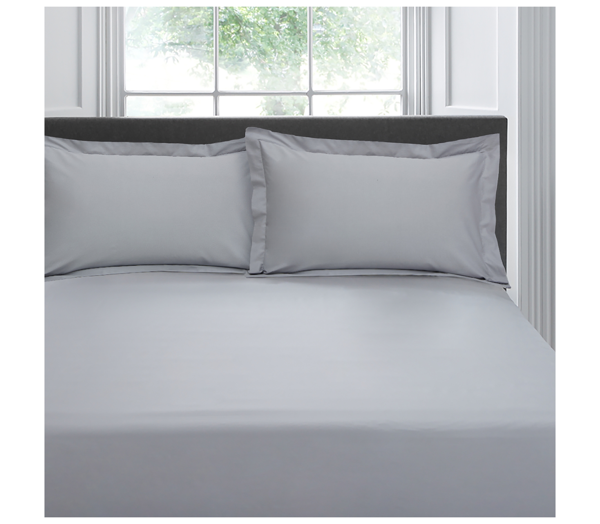 Appletree Signature Silver 400TC 100 Cotton Pair of Oxford