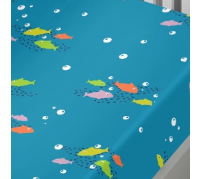 Sea Life Multicolour Fitted Sheet