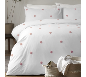 Dot Garden White & Pink