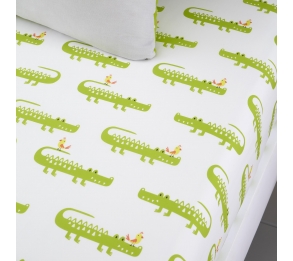 Crocodile Smiles - Fitted Bed Sheets (Twin Pack)