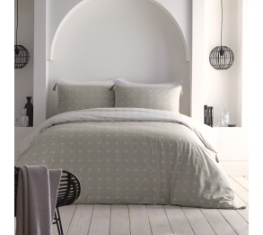 Double Tick - Linen