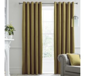 Montrose - Ochre Blackout Curtains