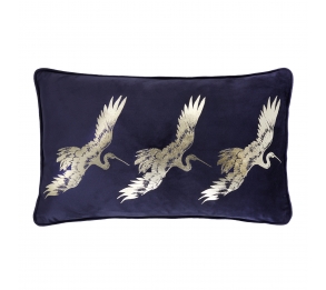 Qing Navy Filled Cushion