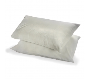 100% Cotton Pair of Housewife Pillowcases - Silver