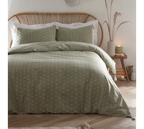 Trenton Spot - Khaki Bedding