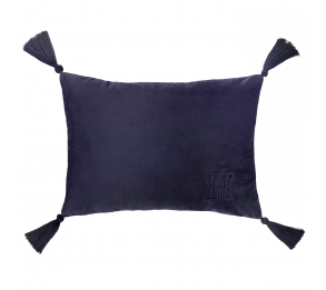 Monoglam Navy Filled Cushion