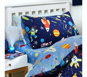 Supersonic Blue Fitted Sheet