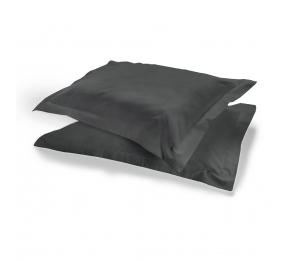 100% Cotton Pair of Oxford Pillowcases - Charcoal
