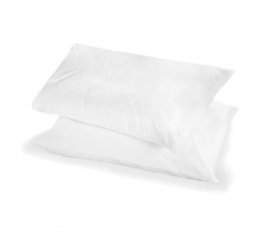 100% Cotton Pair of Housewife Pillowcases - White