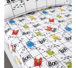 Monster Mob - Fitted Bed Sheets (Twin Pack)