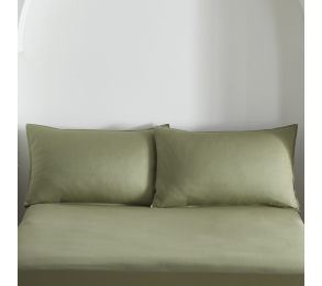 Cassia - Khaki Housewife Pillowcases