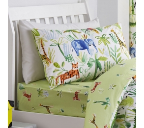 Jungle Multicolour Fitted Sheet