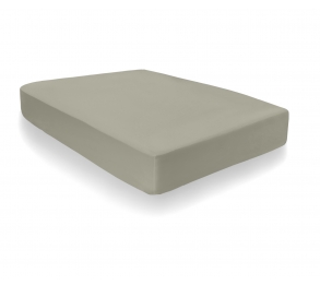 100% Cotton 35cm Fitted Sheet - Silver