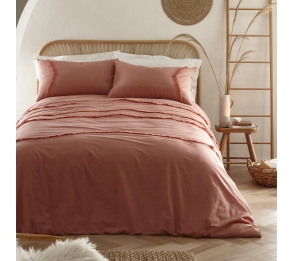 Tabitha - Dark Coral Bedding