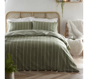 Delta Stripe - Khaki Bedding