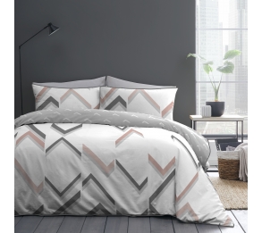 Fractured Lines - Blush Bedding