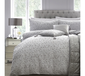 Platinum Roar - Silver & White Duvet Cover Set