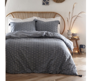 Trenton Spot - Ink Blue Bedding