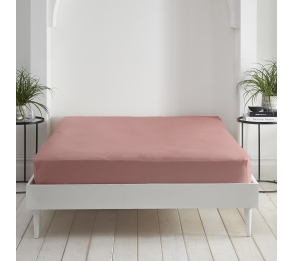 Cassia - Dark Coral Fitted Sheets
