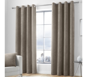 Kilbride Cord - Linen Eyelet Curtains