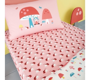 Mushroom Magic - Fitted Bed Sheets (Twin Pack)