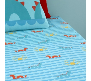 Sea Monsters - Fitted Bed Sheets (Twin Pack)