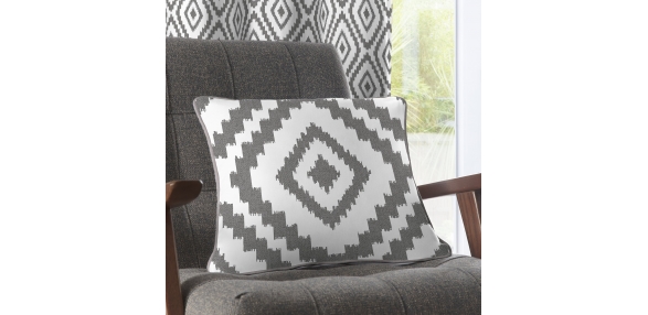 Navaho - Charcoal Cushion Cover