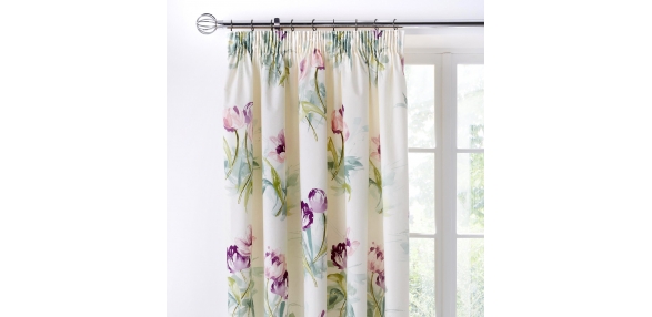Macy - Pink Pencil Pleat Curtains