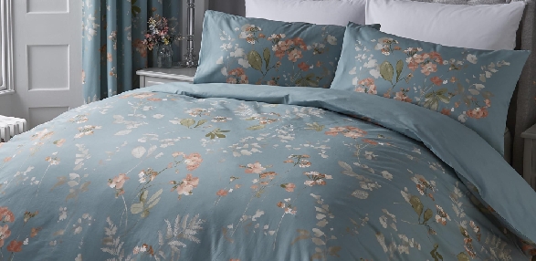 Farah - Duck Egg Bedding