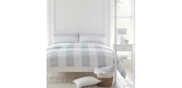 Upton - Duvet Set - Silver