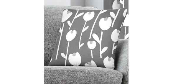 Alabar - Grey Cushion Cover