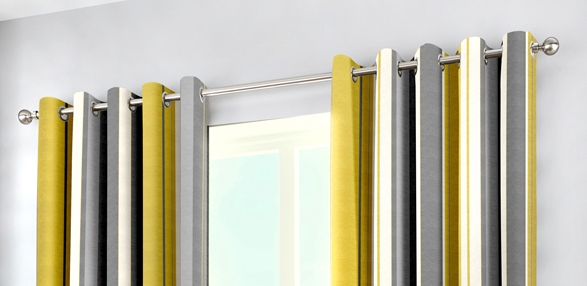 Whitworth Stripe - Ochre Curtains