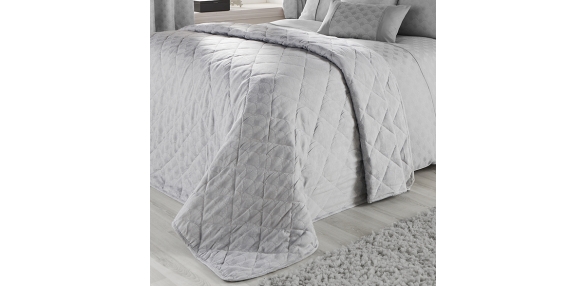 Nouveau Fan Silver - Bedspread
