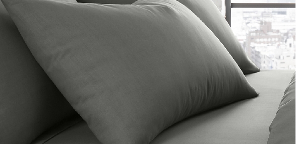 Charcoal - Housewife Pillowcase (Twin Pack)