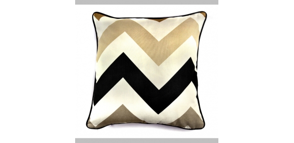 Chevron Tan Cushion Cover