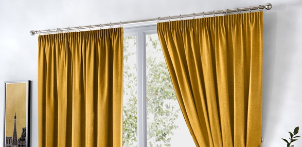 Dijon - Ochre Blackout Curtains
