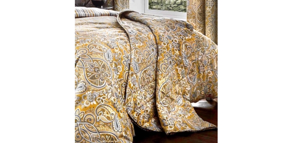 Maduri - Ochre Bedspread