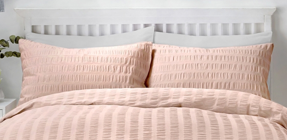 Seersucker - Blush Bedding