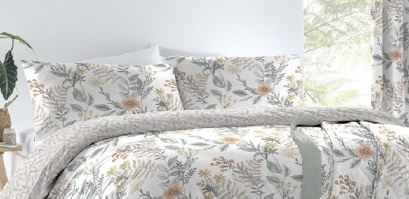 Maisie Coral - Duvet Cover Set