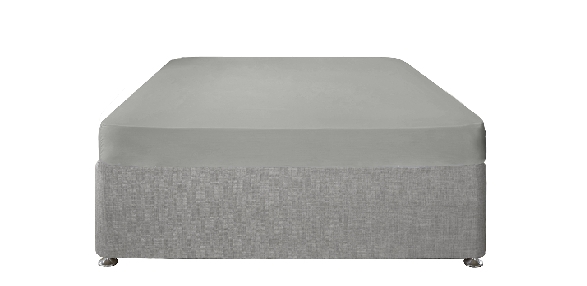 Grey - 25cm Fitted Sheet