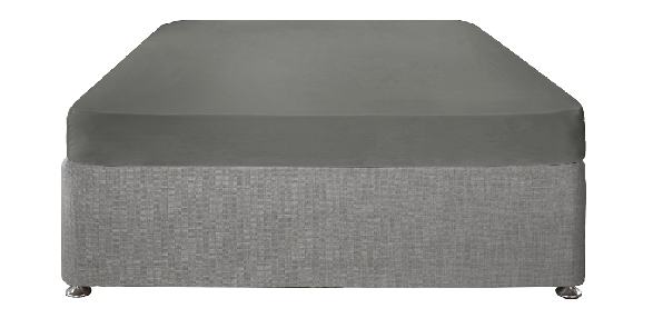 Charcoal - 25cm Fitted Sheet