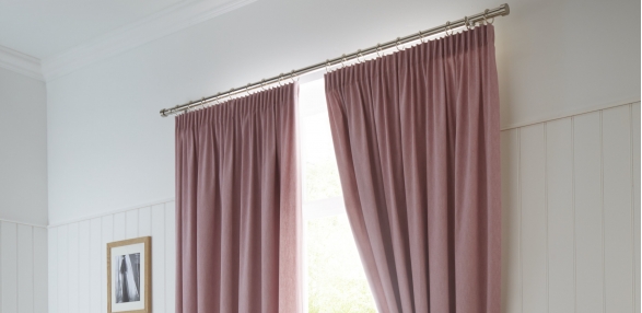 Dijon - Blush Blackout Curtains