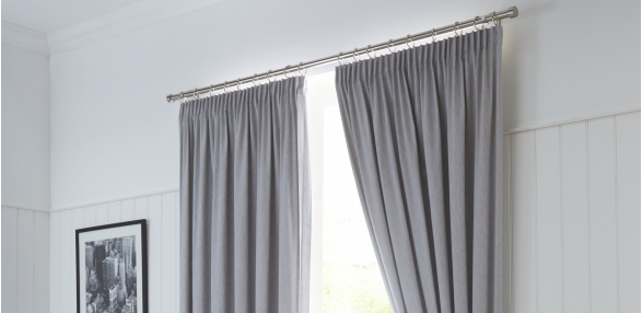 Dijon - Silver Blackout Curtains