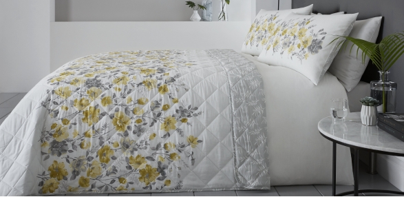Gabriella Ochre Bedspread