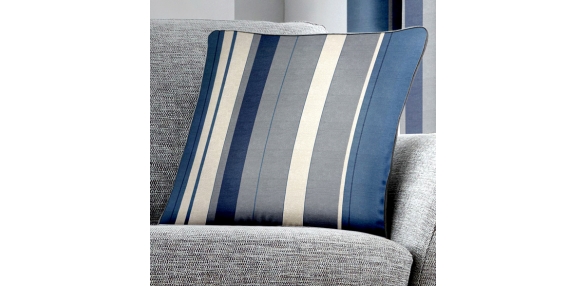 Whitworth Stripe - Blue Cushion Cover