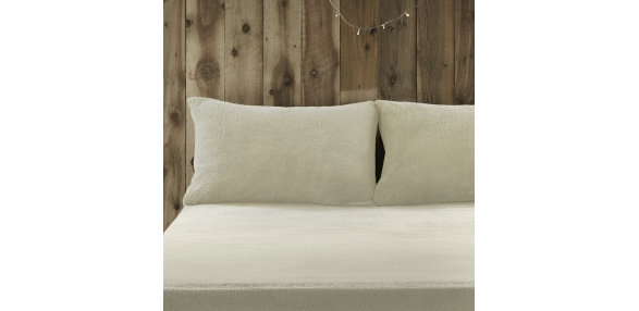 Teddy Fleece Ivory Pillowcases
